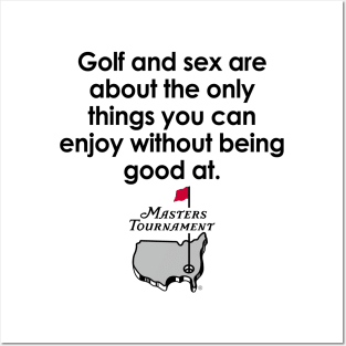 having fun golfing Posters and Art